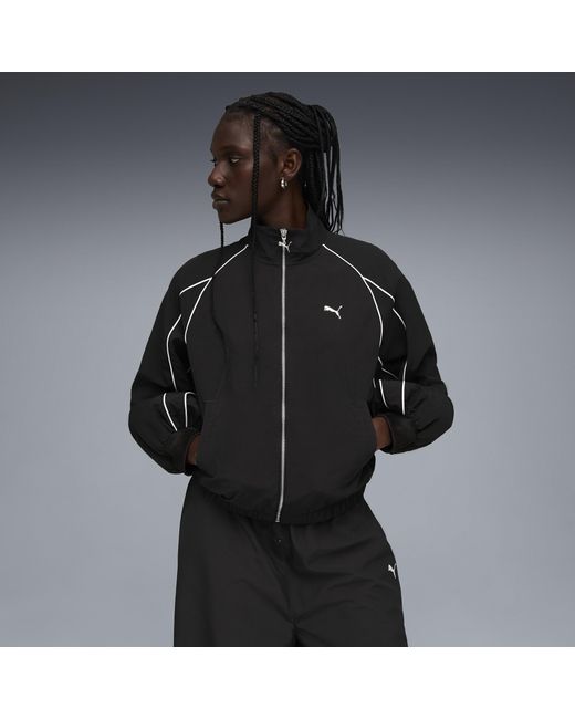 PUMA Black T7 Balloon Jacket