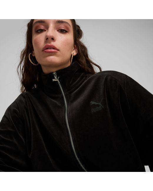 PUMA Black T7 Oversized Track Jacket