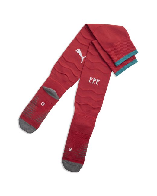 PUMA Red Portugal Graphic Football Socks for men