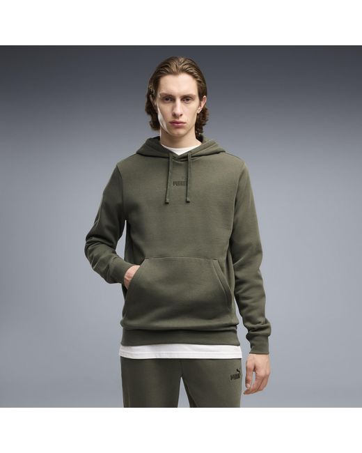 PUMA Green Essentials No.1 Logo Fleece Hoodie for men