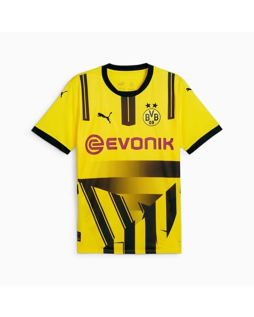 PUMA Yellow Borussia Dortmund 24/25 Cup Jersey , Faster for men