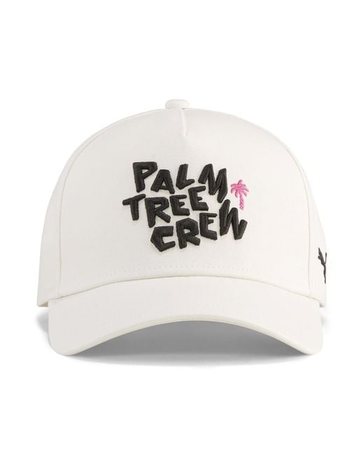 PUMA White X Palm Tree Crew Wavestate Cap for men