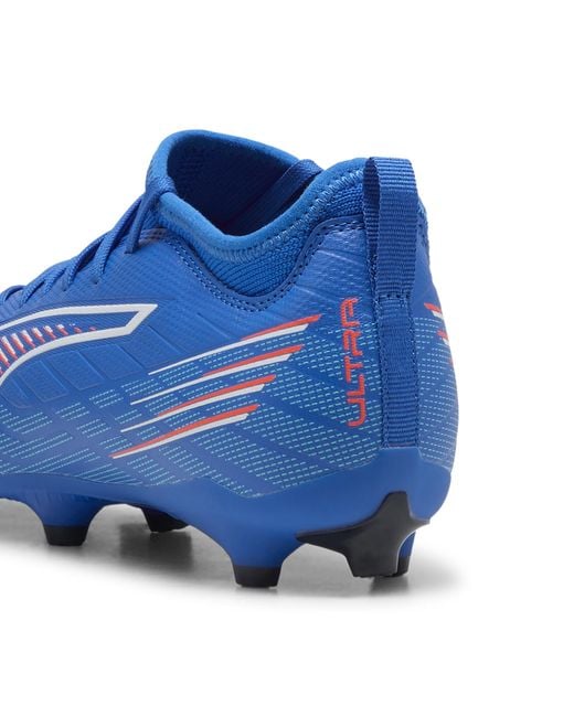 PUMA Blue Ultra 6 Match Fg/Ag Fußballschuhe Teenager, Schuhe, Ultra/Weiß/Glowing Rot