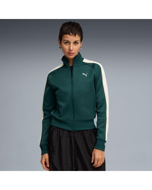 PUMA Green T7 Always On Short Track Jacket