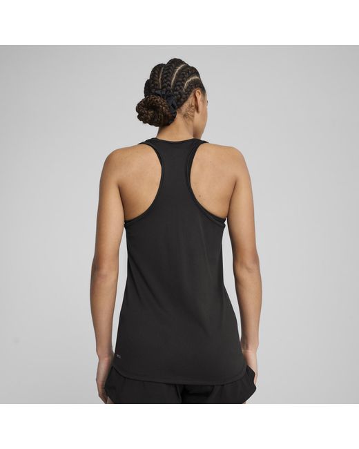 PUMA Black Train All Day Essentials Training Racerback Tank Top Shoes
