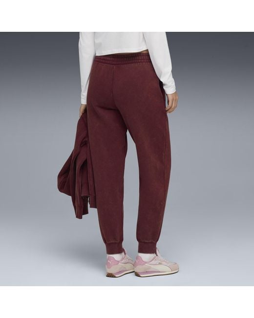 PUMA Red Ess Elevated Wash Sweatpants