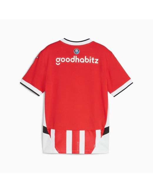 PUMA Psv Eindhoven 24/25 Thuisshirt, Rood/Wit in het Red