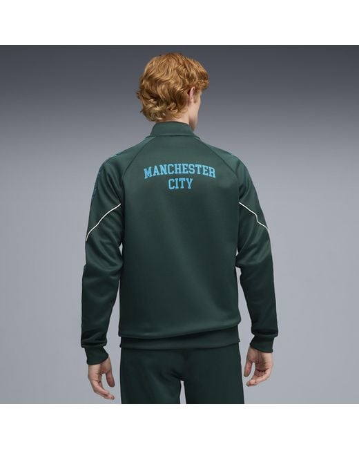 PUMA Manchester City King Anthem Jacke Herren, Kleidung in Green für Herren