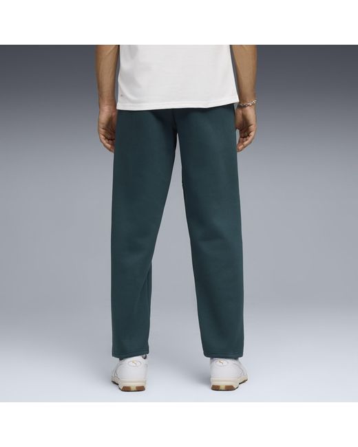 PUMA Green Morocco Tech Sweatpants for men
