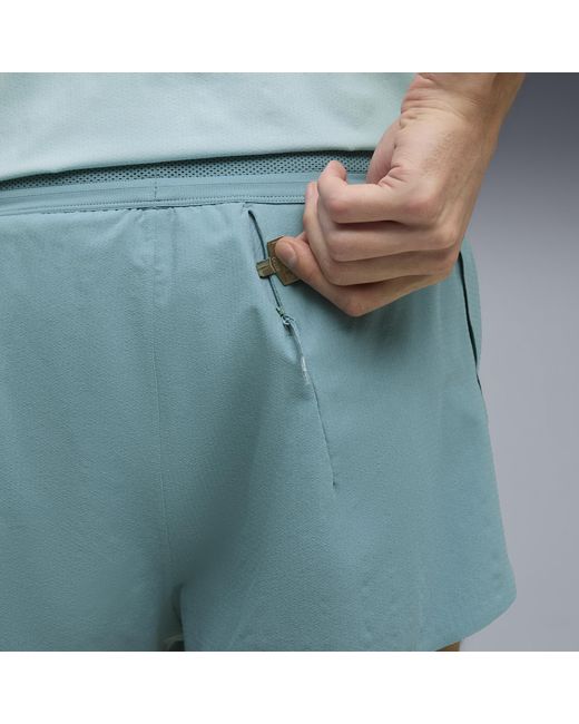 PUMA Blue Lightspeed Ultraweave Running 2" Shorts for men