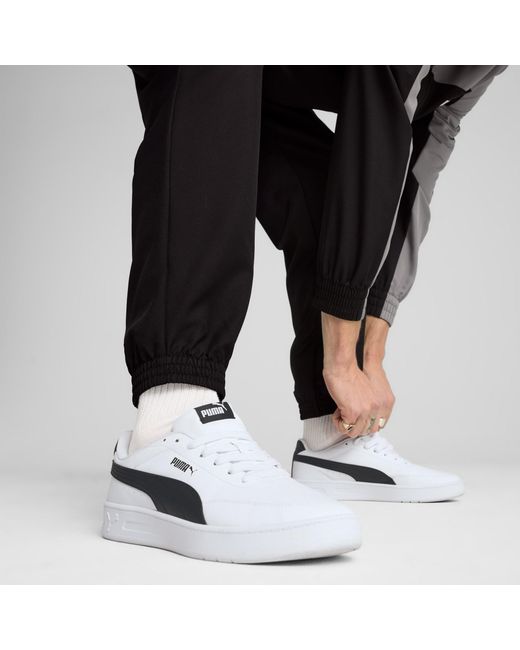 PUMA Black Woven Colourblock Tracksuit