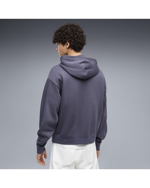 PUMA Blue Essentials Oversized Hoodie for men