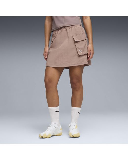 PUMA Brown Wardrobe Essentials Cargo Skirt