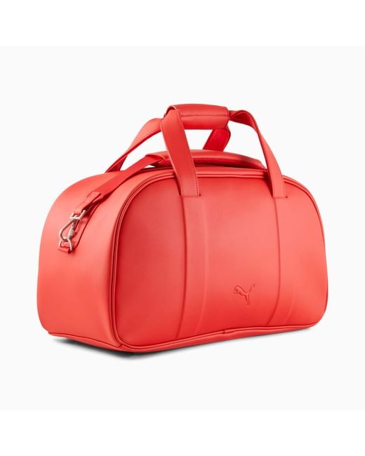 PUMA Red Scuderia Ferrari Hp Race Premium 28L Duffle Bag