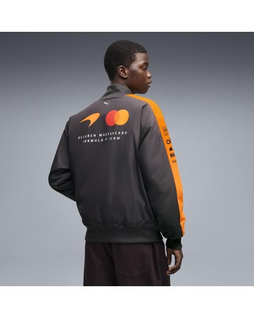 PUMA Black Mclaren Mastercard F1 Team Replica Bomber Jacket for men