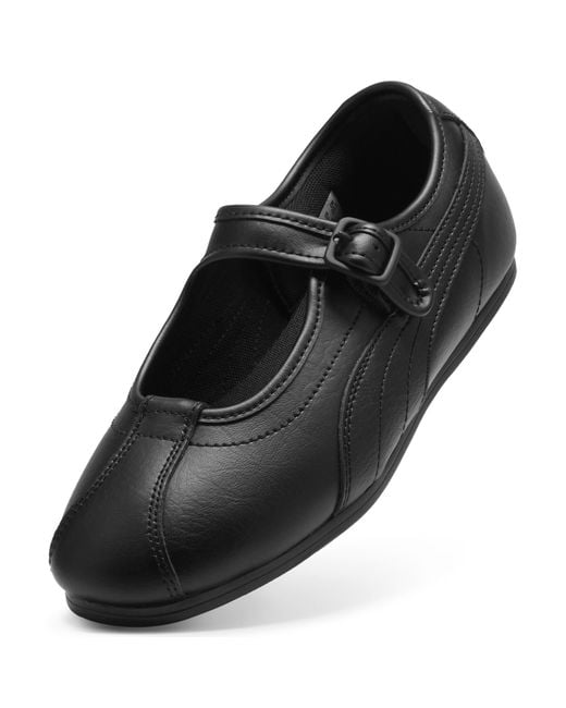 PUMA Black Tacklette Sneakers