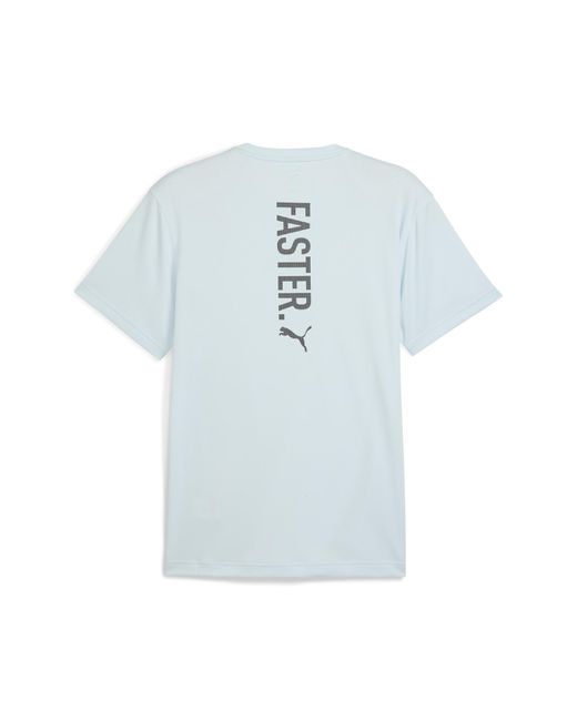 Camiseta De Running Con Estampado Faster Para Hombre, Ropa, Sea Glass PUMA de hombre de color Multicolor