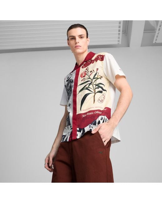 PUMA Red Palais Artisan Shirt for men