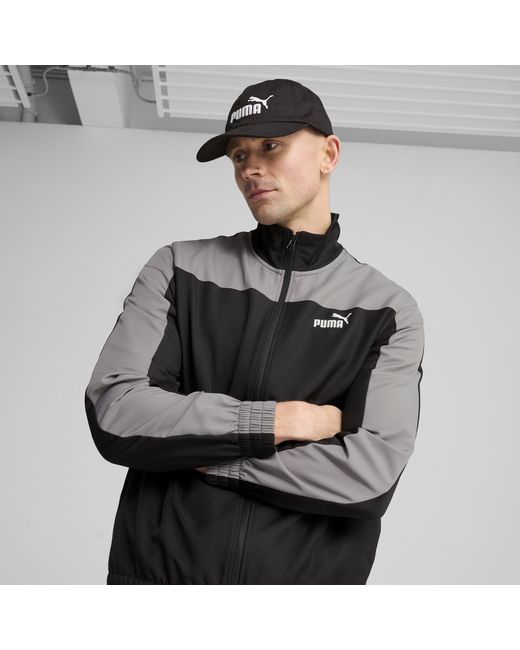 PUMA Black Ess No.1 Logo Baseball Cap