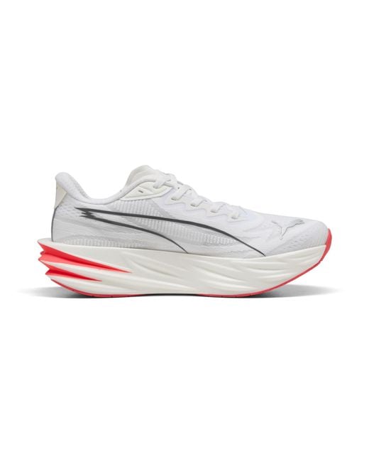 PUMA White Deviate Pure Nitroâ Running Shoes