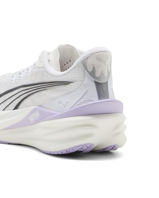 PUMA White Deviate Nitroâ 4 Road Running Shoes