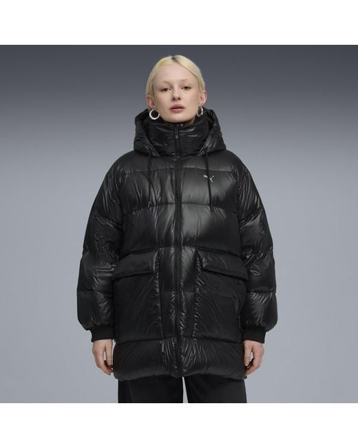 Chaqueta De Plumón Con Capucha Style Para Mujer, Ropa, Negro PUMA de color Black