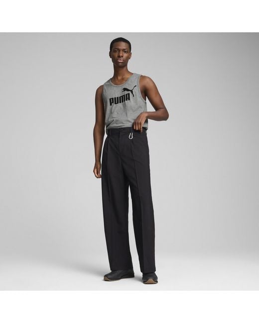 PUMA Gray Essentials No. 1 Logo Tank Top