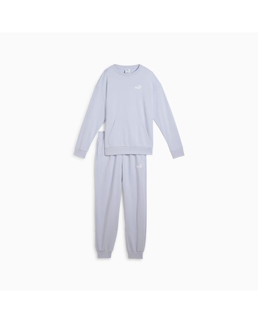 PUMA Relaxed joggingpak in het White