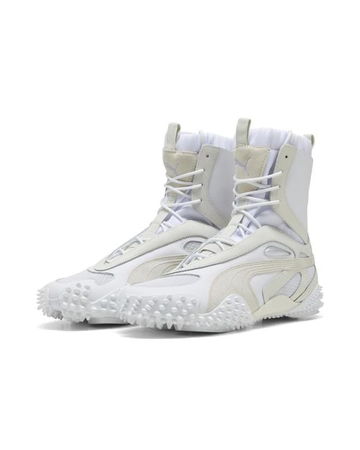 PUMA Gray Mostro Mid Boots