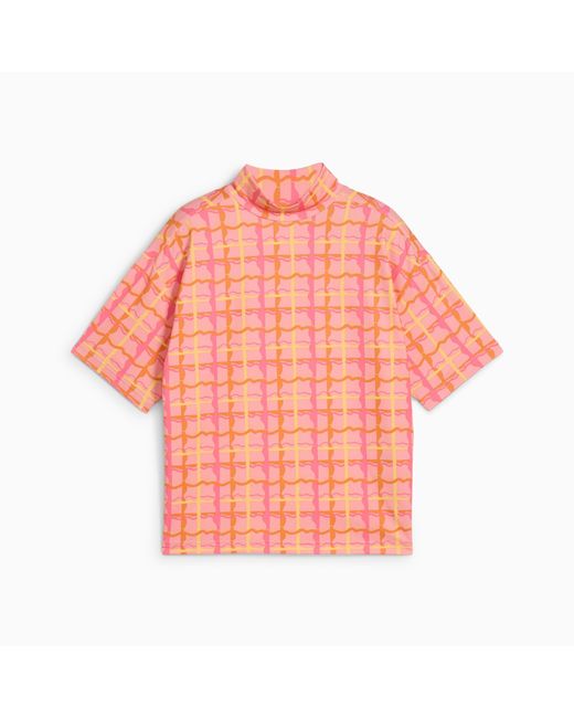PUMA X Dani Dazey Cloudspun Nek Voor in het Orange