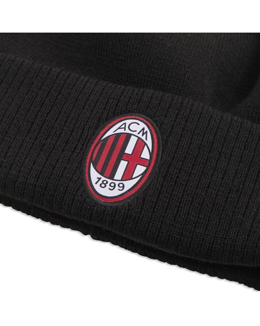 PUMA Black Ac Milan Ftblessentials Beanie