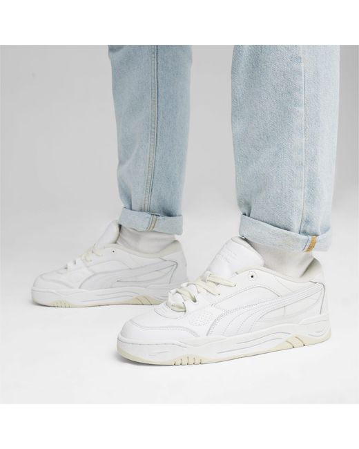 PUMA White 180 Club 48 Sneakers