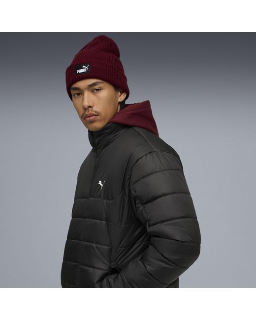 PUMA Purple Essentials High Crown Beanie Hat