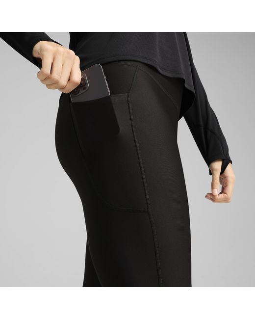 PUMA Black Velocity Running Tights