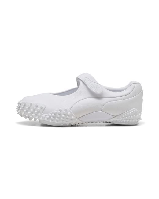 PUMA White Mostro Fey Lederschuhe Schuhe