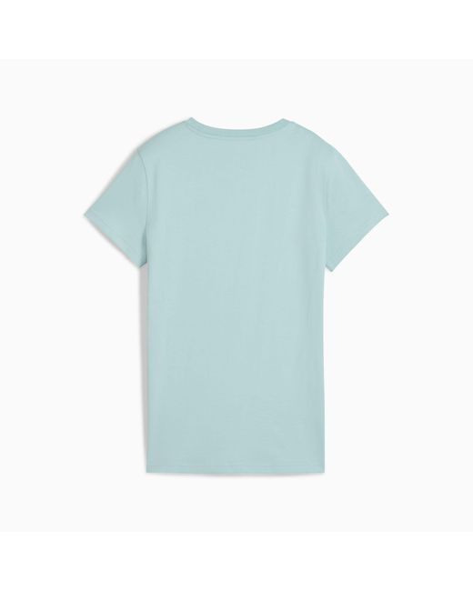 PUMA Ess Elevated T-shirt in het Blue