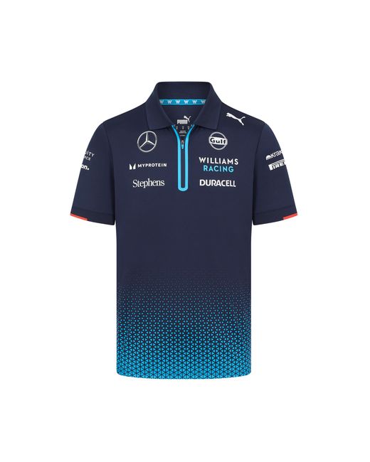 PUMA Williams Racing 2024 Team Poloshirt in Blue für Herren