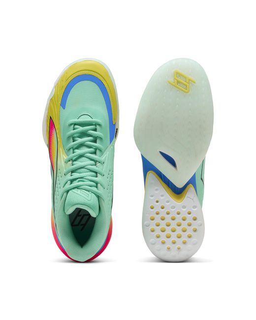 PUMA Green Stewie 5 Turbo Basketball Shoes