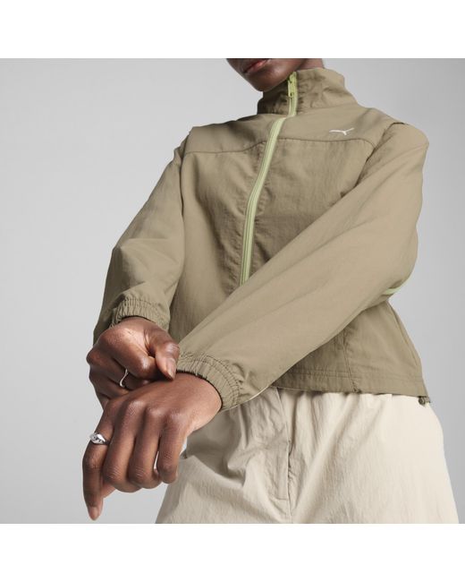 PUMA Brown Dare To Oversized-Jacke Mit Variabler Länge Damen