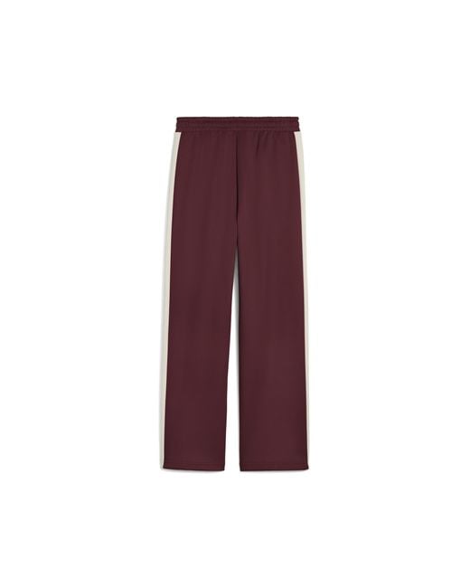 PUMA Purple T7 Always On Straight Trainingshose Damen, Ruby Shimmer