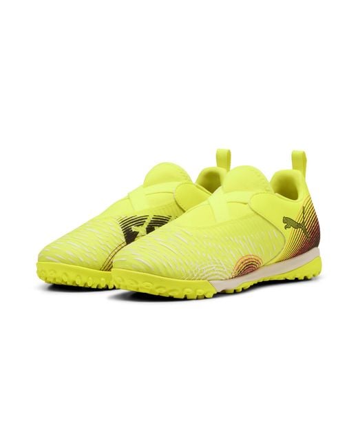 Botas De Fútbol Sin Cordones Future 8 Match Tt +Mid Juveniles, Calzado, Amarillo Alert/Negro/Sun Struck PUMA de color Yellow