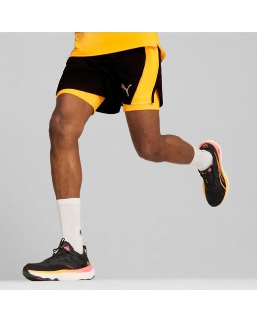 PUMA Run Velocity Ultraweave 2 In 1 Running Shorts in Black for Men Lyst UK