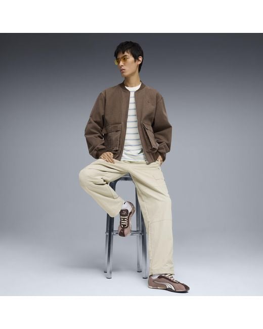 PUMA Now Bomberjacke Herren, Kleidung in Brown für Herren