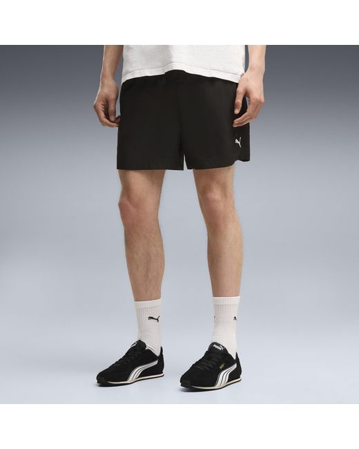 PUMA Black Essentials Woven Shorts 5" for men