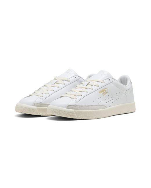PUMA White Court Sneakers