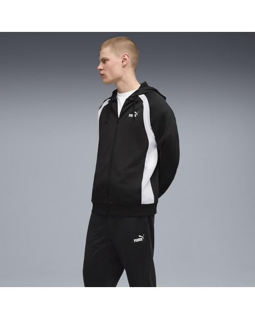Tuta Con Cappuccio Da Uomo, Abbigliamento, Nero di PUMA in Black da Uomo