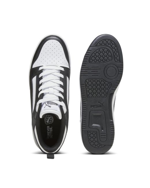 PUMA Black Rebound V6 Low Sneakers Schuhe
