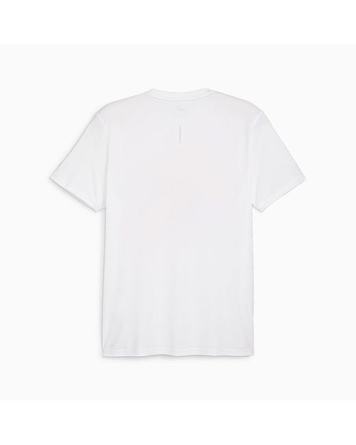 PUMA White Run "faster Icons" Graphic T-shirt for men