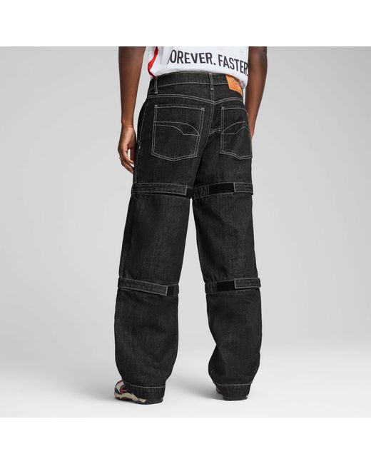 PUMA A$Ap Rocky X Broek Met Kniestukken Voor Zwart/Blauw in het Black