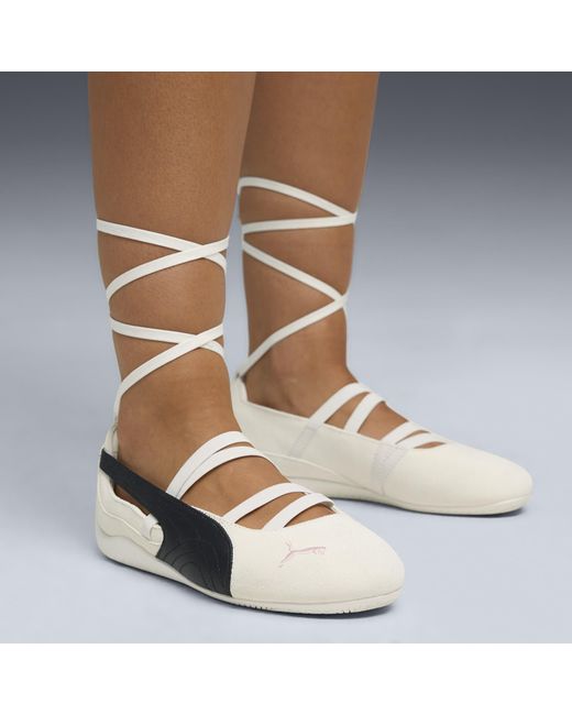 PUMA White X Rosé Speedcat Ballet Sneakers Damen, Schuhe, Warm/Schwarz/Frosty Rosa